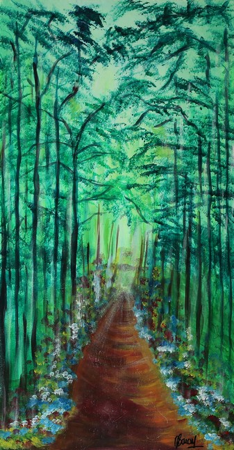 Le chemin - 30x60cm